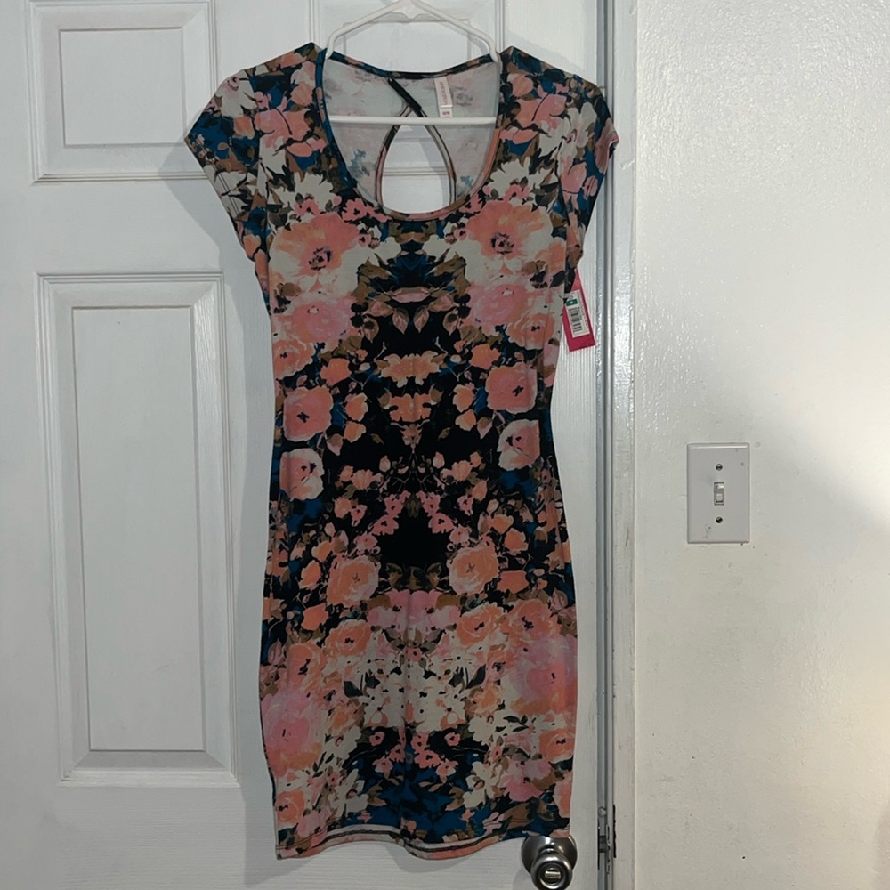 Floral dress.
